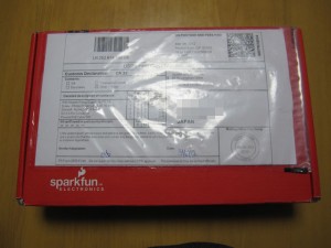 Sparkfunで個人輸入したパッケージ
